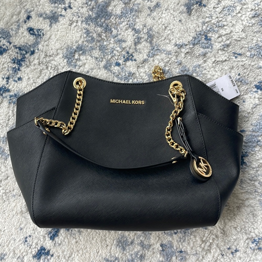 Michael Kors black shoulder bag